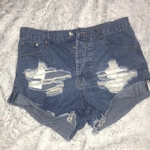 One teaspoon denim shorts